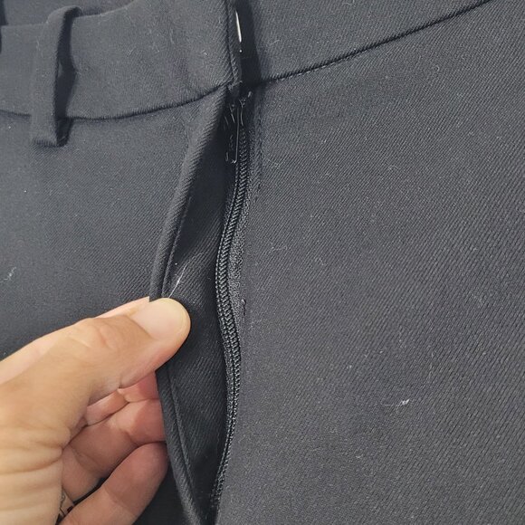 H&M Women's Black Regular Fit Straight Leg Business Casual Dress Pant Size 2 - Picture 5 of 16